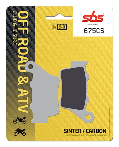 SBS Bremsbelag 675CS Offroad Carbon
