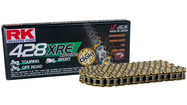 RK GB428XRE Kette 134 N Gold