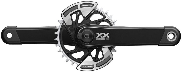SRAM Kettenradgarnitur XX Eagle AXS Transmission 175 mm schwarz