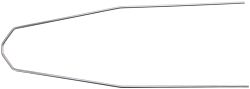 Curana Schutzblechstrebe Apollo 55/367 mm silber