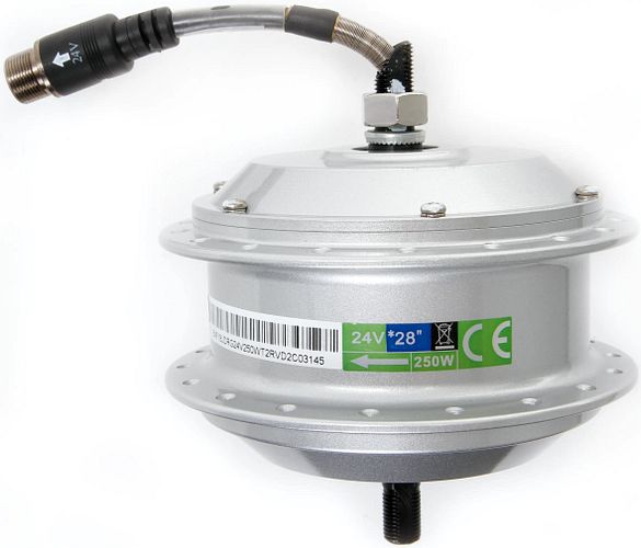 TranzX Motor 250 W M01 VR 28 Zoll silber
