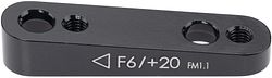 Tektro Adapter Flat Mount für 160 mm hinten schwarz