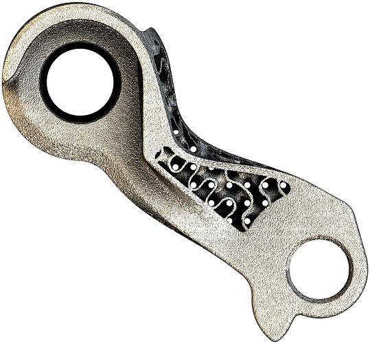 Silca Schaltauge Cervelo silber