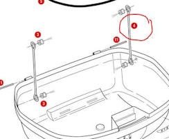 Givi Stop-Taschenöffnungsgarn, 2 Stk.