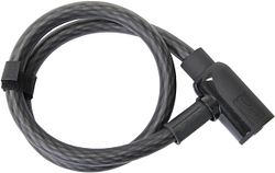 CONTEC Kabelschloss PowerLoc 85 cm schwarz Ø 15 mm, Sicherheitsstufe: 7