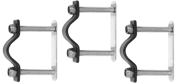 Basil Befestigungs-Set Crate 3-teilig silber
