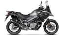 LeoVince SLIP-ON Edelstahl SBK LV ONE EVO Schwarz für SUZUKI V-STROM 650/XT mit Katalysator