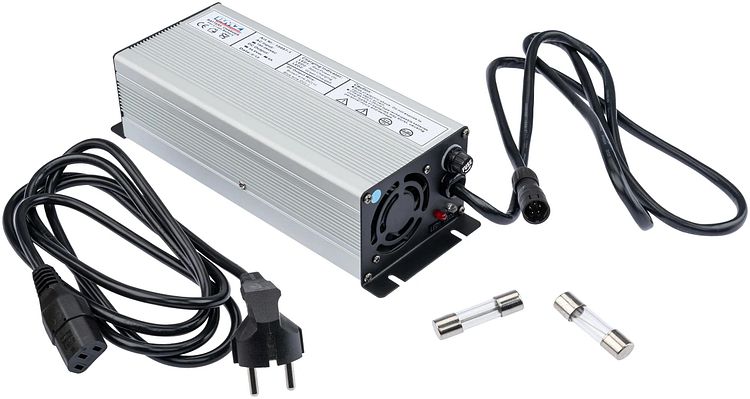 Conway Ladegerät E-Rider 54,6 V silber