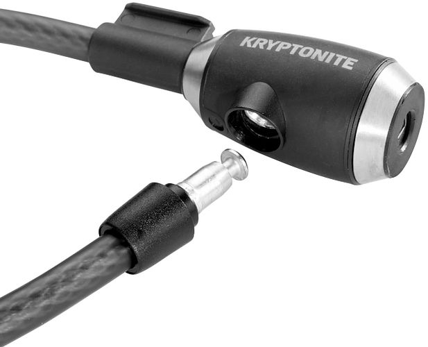 KRYPTONITE Kabelschloss Kryptoflex Key Cable 65 cm schwarz / grau