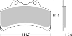 SBS Bremsbelag 682HF Street Ceramic