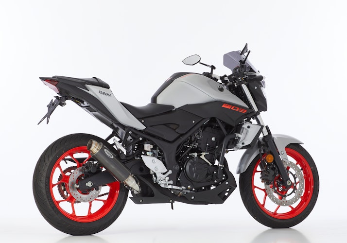 SHARK SRC 4 Slip on Ersatzdämpfer e3 1215 (9) / e24 00041G für YAMAHA MT-03