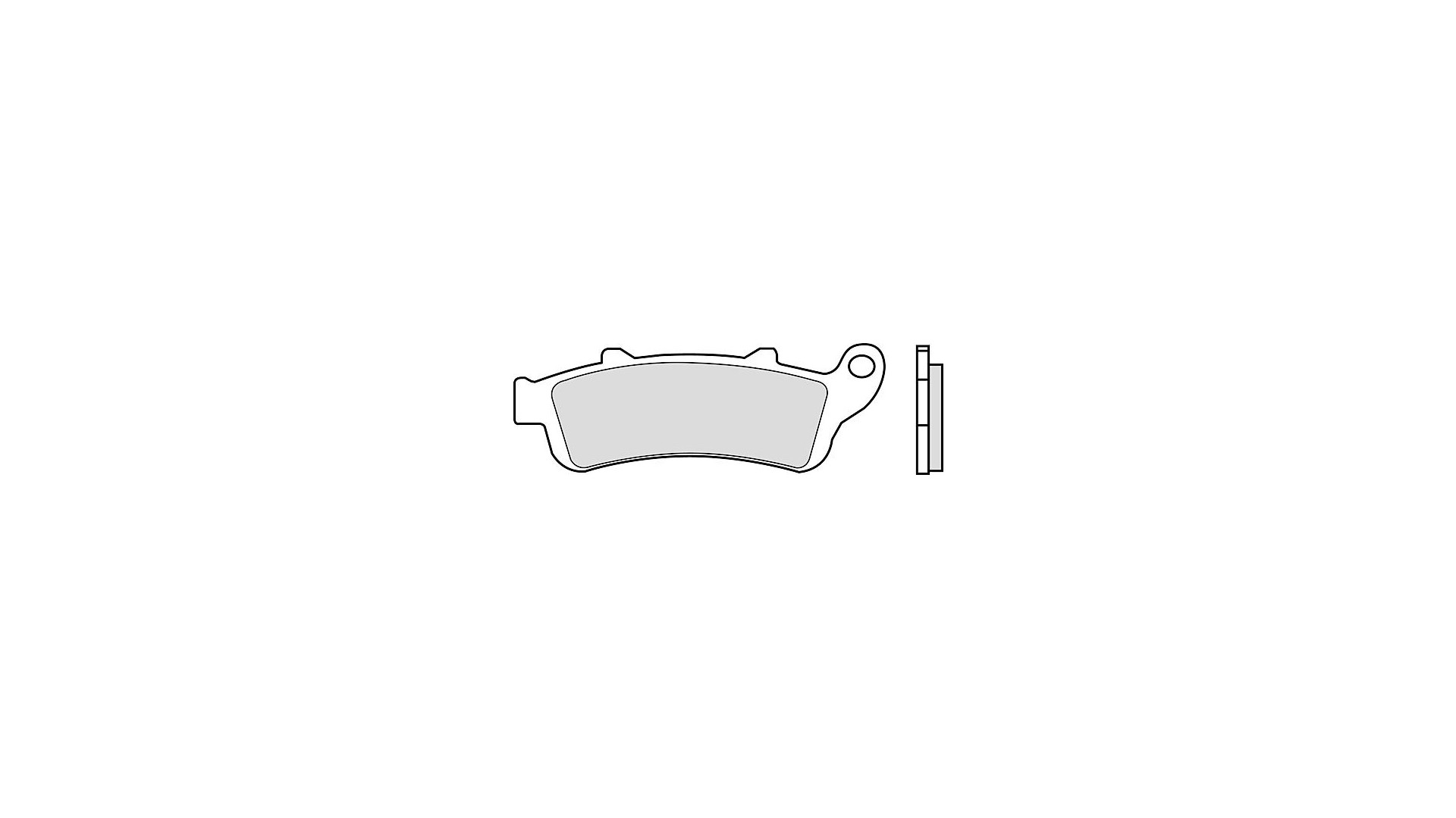 Brembo Bremsbelag Modell 07034 mit ABE