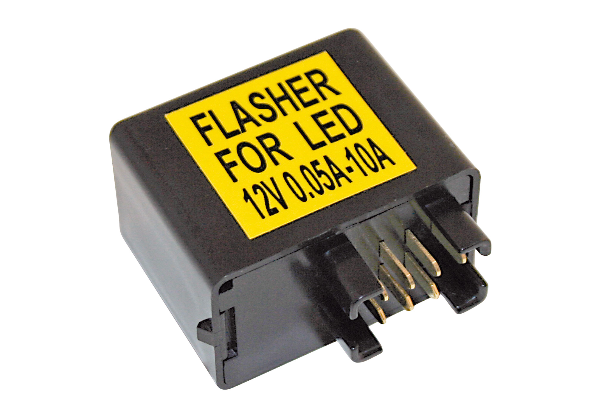 PROTECH Universal Blinkrelais 7-polig für diverse Suzuki Modelle Spiegel & Blinker Schwarz  - Universal