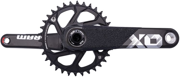 SRAM Kettenradgarnitur X01 DH 34 Zähne schwarz 165 mm Kurbellänge