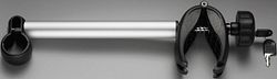 Uebler Haltearm für Heckträger 2. Rad schwarz silber