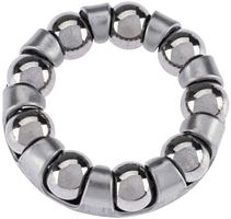 CONTEC Kugelring Tretlager 1/4" 9 Stk. silber