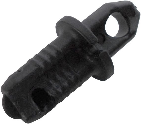 Racktime Befestigungsbolzen Shine Evo links schwarz