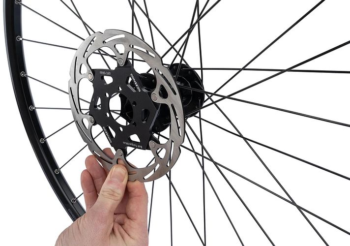 CONTEC Vorderradadapter-Kit Adhubter Front schwarz