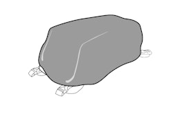 SHAD RAIN COVER SMALL TANK BAG [X1SL01]