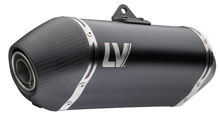 LeoVince Slip-On Schalldämpfer SBK LV-14 Black Edition für Honda Africa Twin CRF 1100 L
