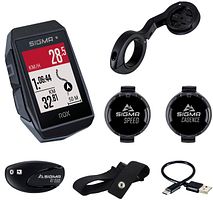 Sigma Sport Fahrradcomputer Rox 11.1 Evo schwarz Sensor Set, Short Butler, Trittfrequenz-