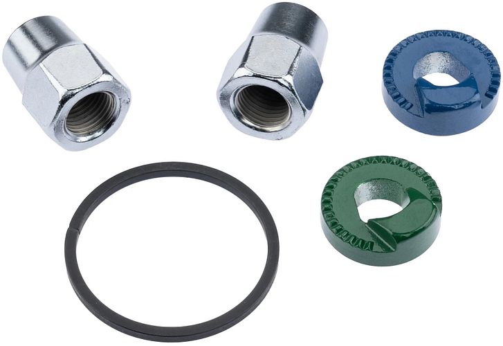 Shimano Kleinteilesatz Alfine 8-/11-Gang grün,blau für vertikales Ausfallende