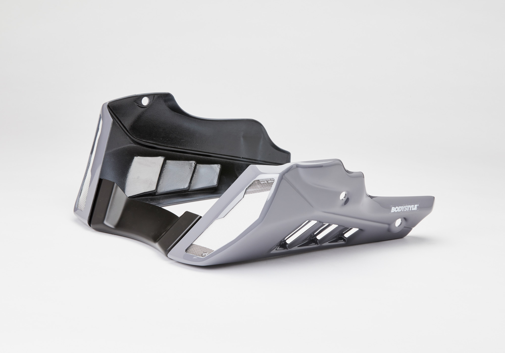 BODYSTYLE Sportsline Bugspoiler ABS Kunststoff grau für YAMAHA MT-10 / SP 