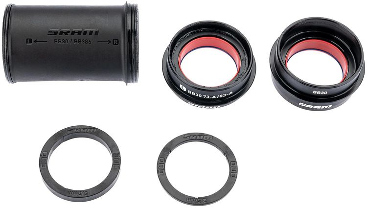 SRAM Innenlager DUB BB30 Road Wide schwarz