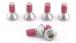 TRW Schraube 6 Stück, Schaftlänge 11 mm, Gesamtlänge 17 mm, Schraube Senkkopf, M6x1