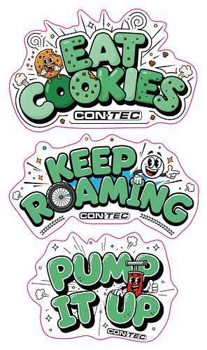 CONTEC Aufkleber Slogans 105 x 180 mm