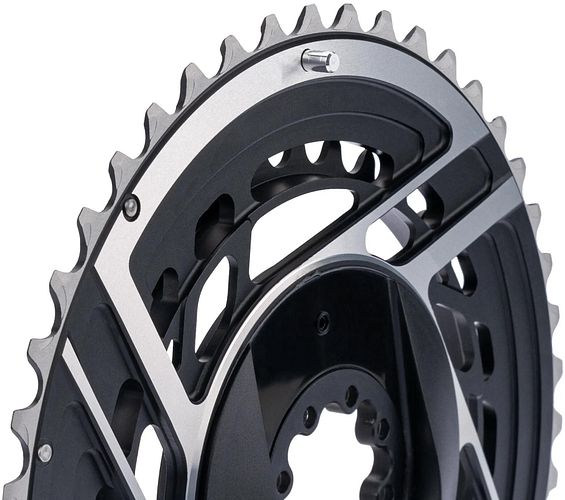 SRAM Kettenblatt Red AXS E1 33/46 Zähne schwarz/silber