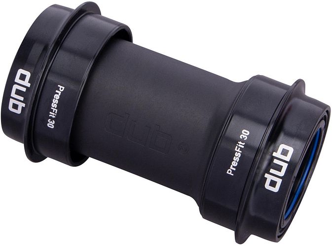SRAM Innenlager DUB BB30 Pressfit schwarz für Road Tretlagergehäuse, 68 mm Gehäuse