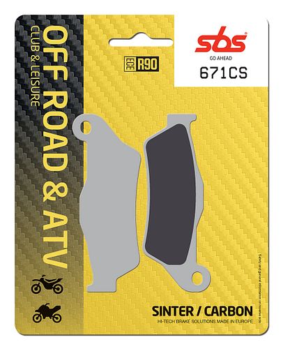 SBS Bremsbelag 671CS Offroad Carbon