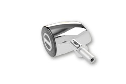 HIGHSIDER pro Rocket Classic LED Indicator Gehäuse Chrom / Linse Rauchgrau (Paar), Vorn & Hinten