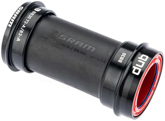 SRAM Innenlager DUB BB30 schwarz für Tretlagergehäuse, 73 mm Gehäusebreit