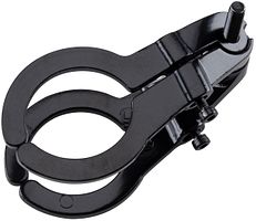 Herrmans Scheinwerferhalter Lenkerklemmung 31,8 mm schwarz