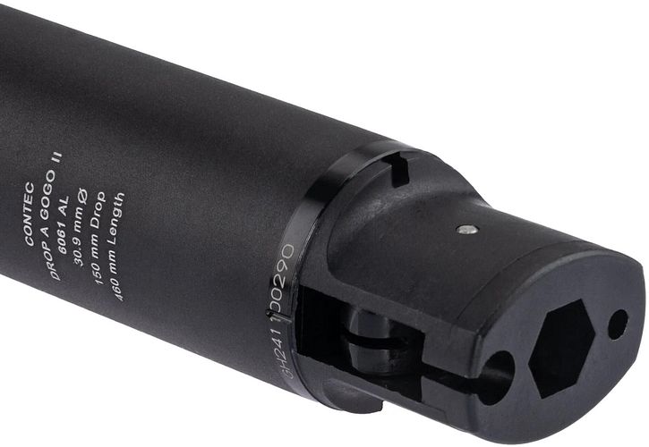 CONTEC Variosattelstütze Drop-A-Gogo II Ø 30,9 mm schwarz 460 mm lang, 150 mm Verstellbereich, max