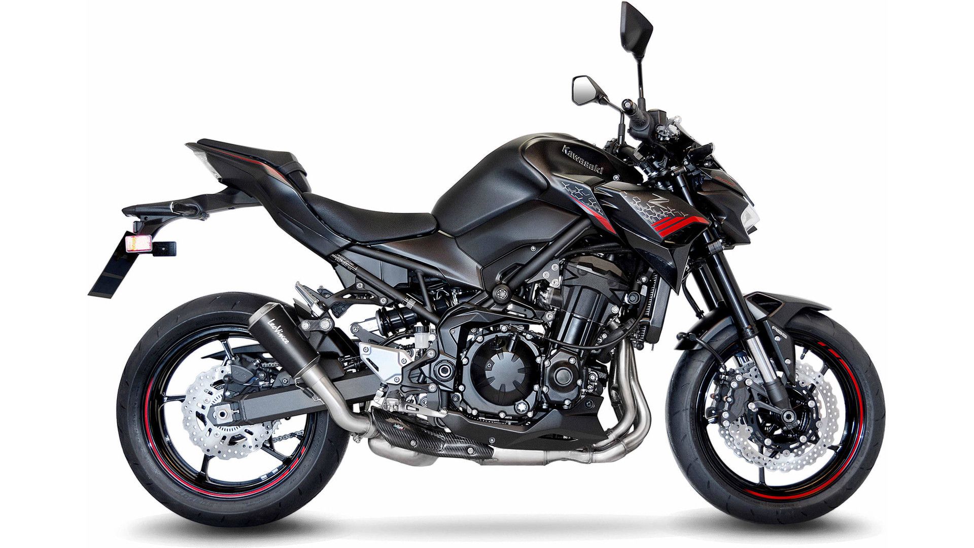 LeoVince SLIP-ON Edelstahl SBK LV-10 Schwarz für KAWASAKI Z 900