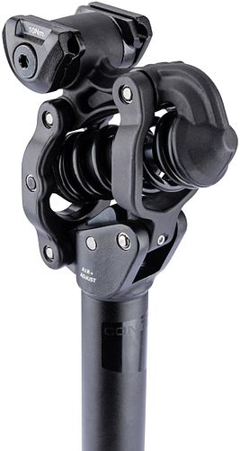 CONTEC Nara Air Link+ Parallelogramm-Federsattelstütze 27,2 mm schwarz
