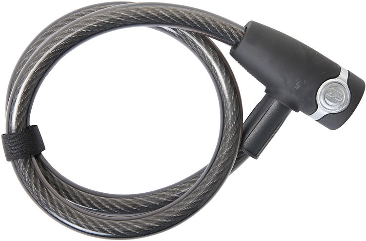 CONTEC Kabelschloss EcoLoc 85 cm grau Ø 15 mm, Sicherheitsstufe: 5