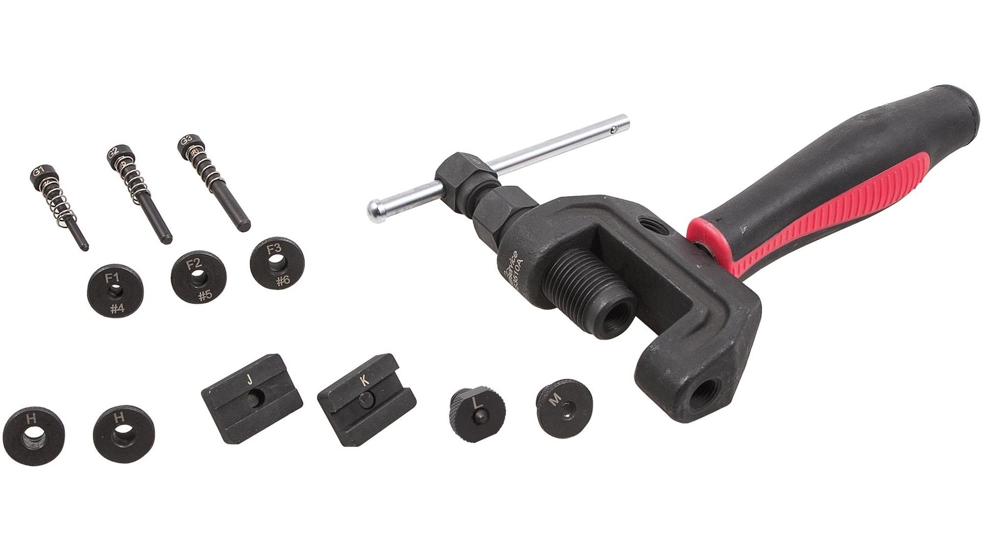 Bikeservice Kettentrenn- und Nietwerkzeugsatz Eco 13-teilig