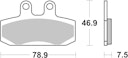 Vorschaubild SBS Scooterbelag 124HF Street Ceramic