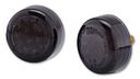 Vorschaubild HIGHSIDER smart Micro Disc LED Blinker Gehäuse Schwarz / Linse Rauchgrau (Paar), Vorn & Hinten