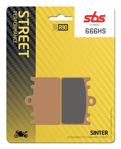 SBS Bremsbelag 666HS Street Sinter