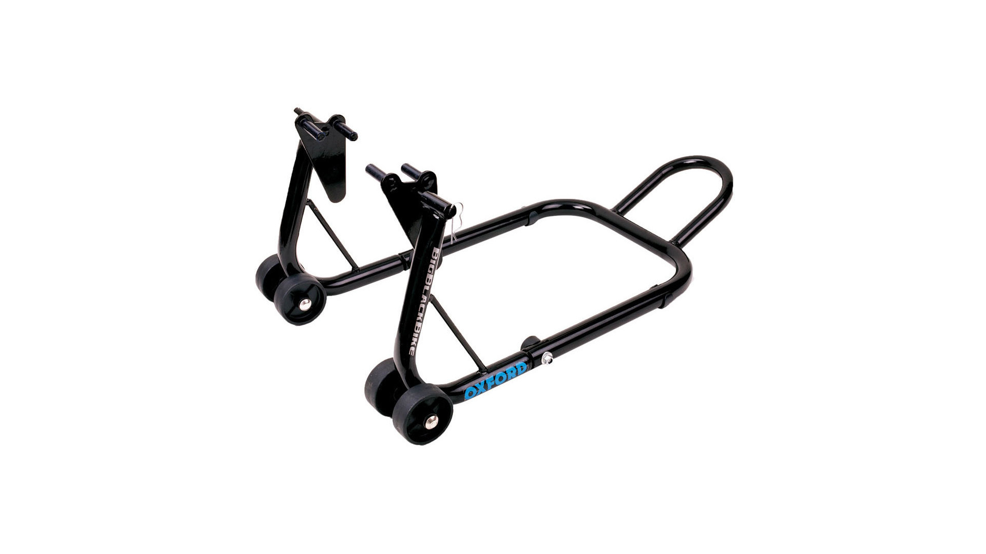 Oxford Montageständer schwarz, Montageständer "Big Black Bike" Vorne, universal, robuster Stahl-Ø 32 mm