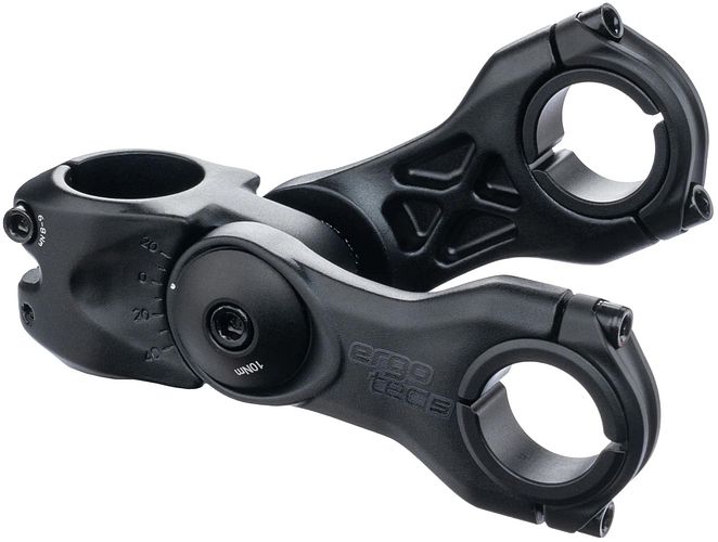 ErgoTec Vorbau Octopus Twin 105 mm schwarz