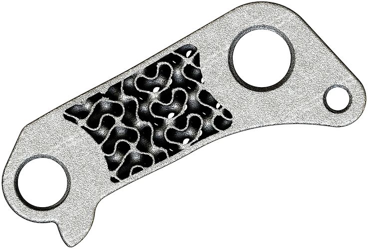 Silca Schaltauge Shimano Scott silber