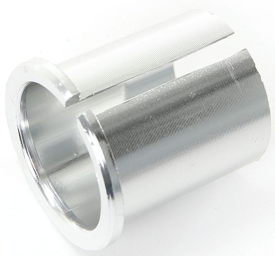 Kalloy Reduzierhülse 1 1/8 Zoll auf 1 Zoll silber