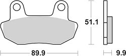 SBS Bremsbelag 561HF Street Ceramic