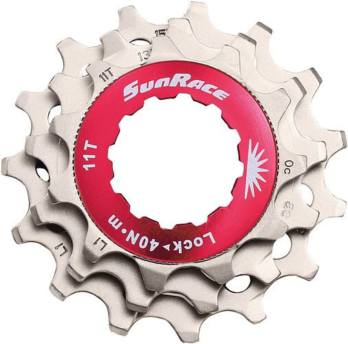 Sunrace Kassettenzahnkranz Wechsel-Set 11-13-15 Zähne silber